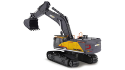 Радиоуправляемый экскаватор HUINA масштаб 1:14 2.4G - HN1592-1 , версия с двумя дополнительными насадками в комплекте , новинка 2025г