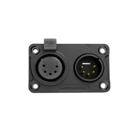 Seetronic C5F2C-W-B Комбинированный панельный разъем 5-и контактный