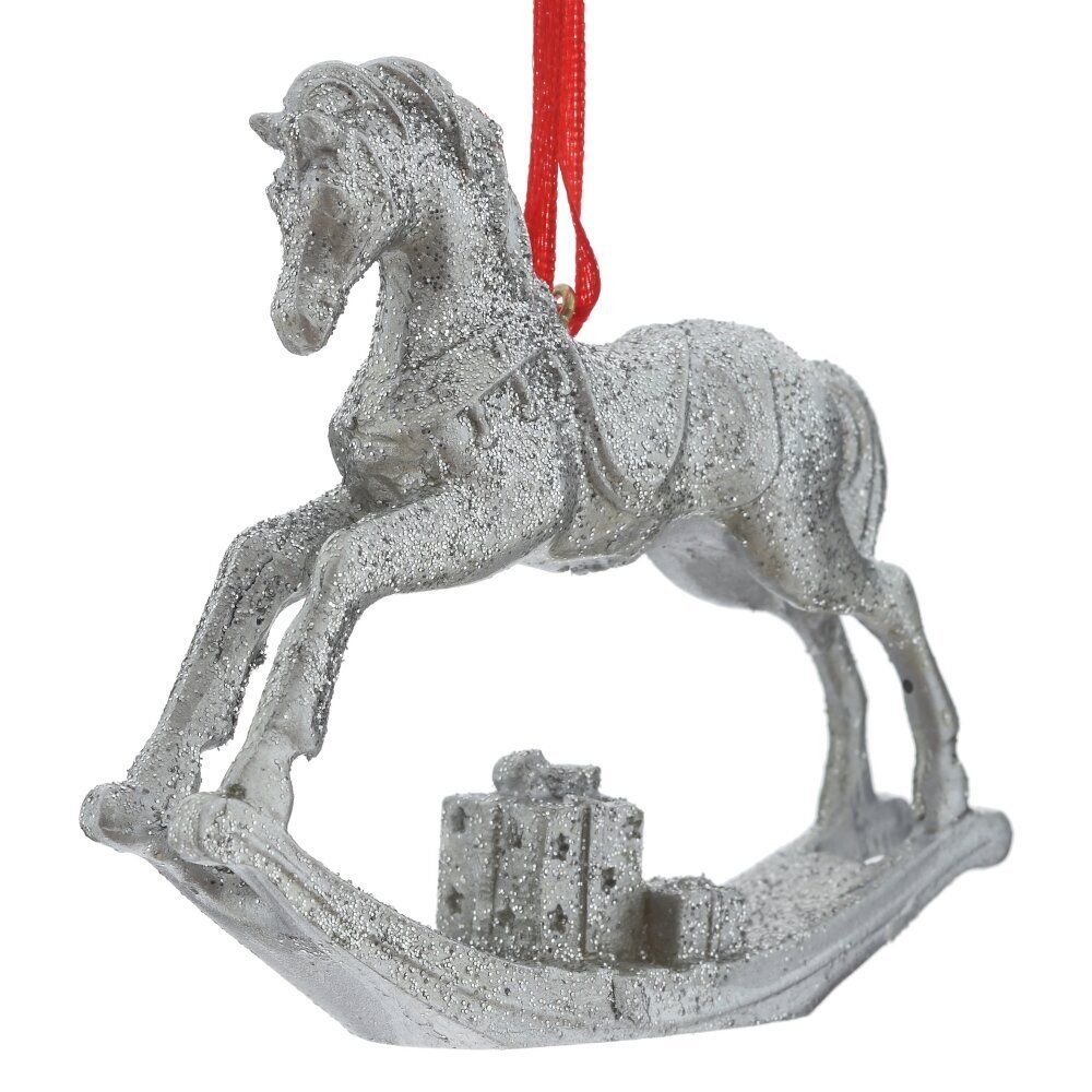 GAEM Фигурка декоративная подвесная "Лошадка-качалка", L10 W2,5 H8,5 см, 2в.