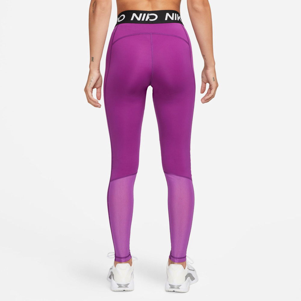 Женские теннисные брюки Nike Pro Tight Women - Berry, Black