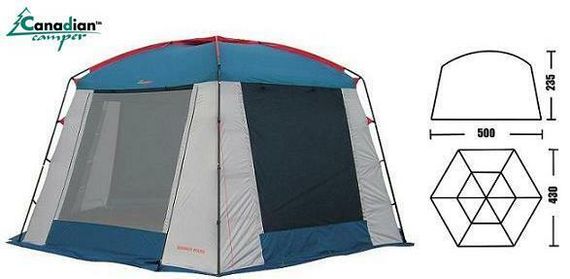 Тент-шатер CANADIAN CAMPER Summer House (Royal)