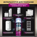 DETON SPECIAL  Аэрозольная эмаль алкидная для Радиаторов отопления Белая 520 мл