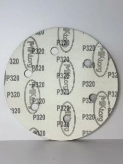 Шлифовальный круг D 225 мм на липучке 10 шт Р 320 6 отверстий