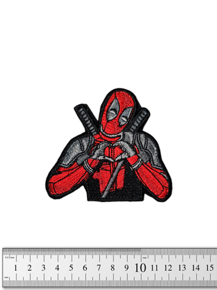 Шеврон Deadpool с любовью (Вышивка)