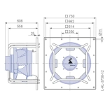 Модульный вентилятор Menerga Radial fan GR (ZIEHL-ABEGG ZAvblue)