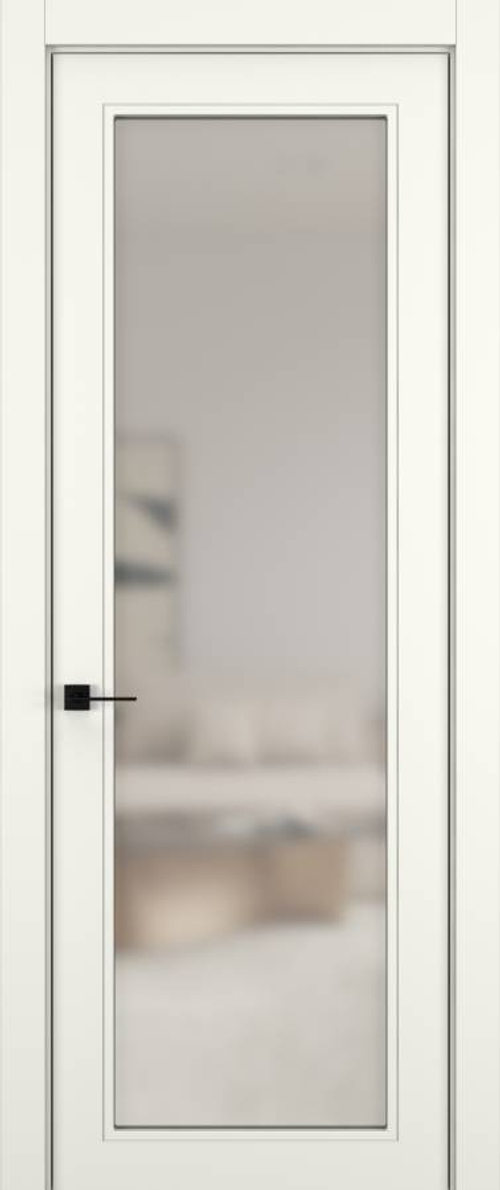 Дверь 01V GEOMETRY Матовый Жемчужный