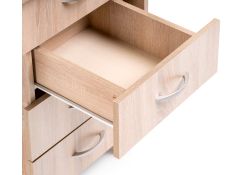 Стол-книжка Глория 606 М 182,2х78х75 с ящиками дуб сонома