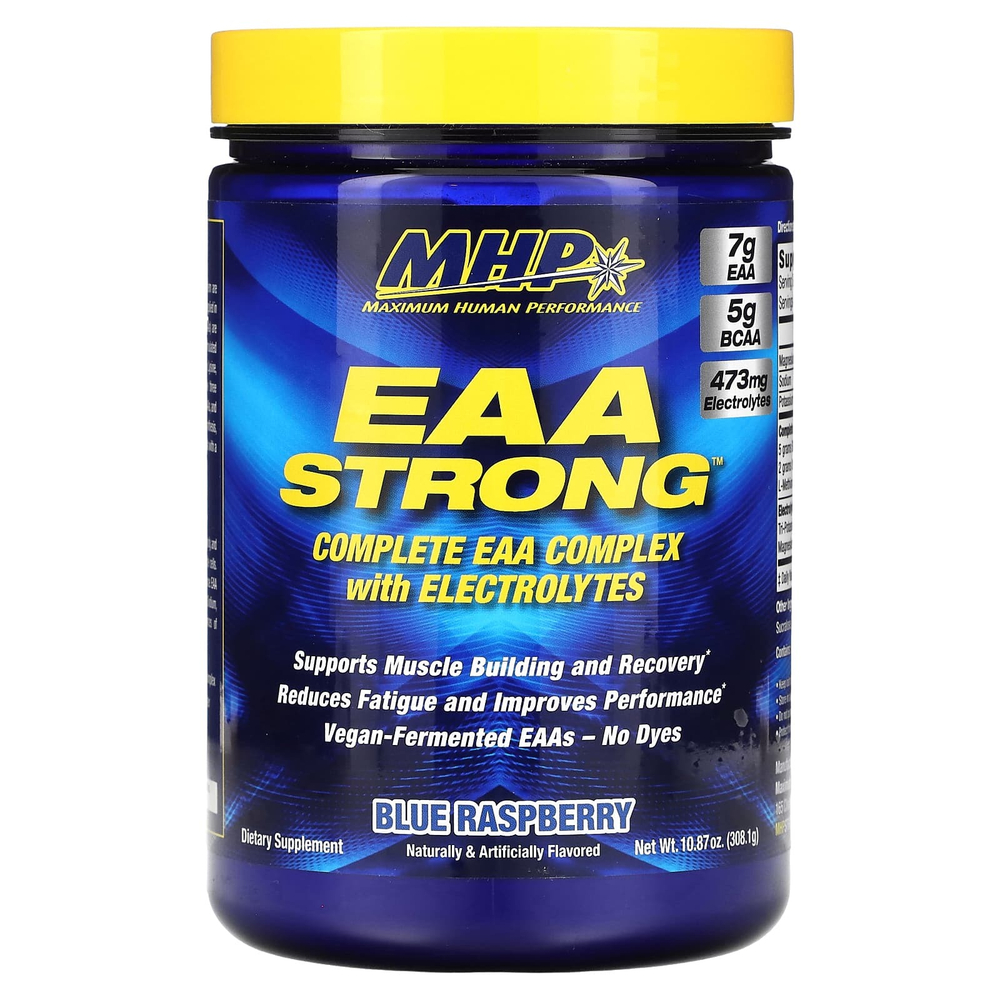 MHP, EAA Strong™, голубая малина, 308,1 г (10,87 унции)