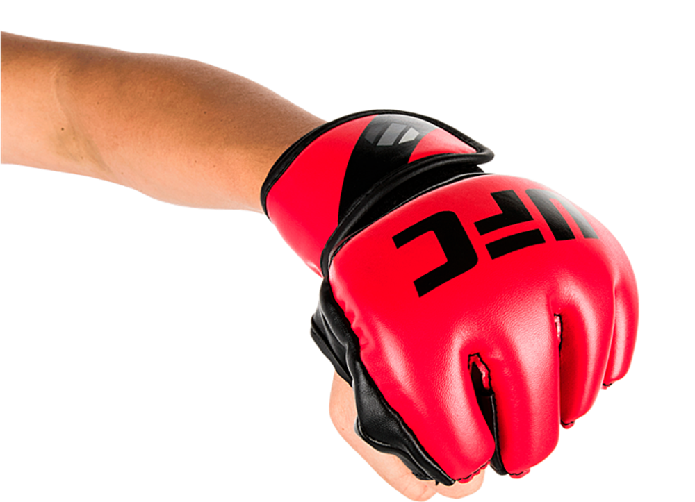 UFC Перчатки MMA для грэпплинга 5 унций красные S/M