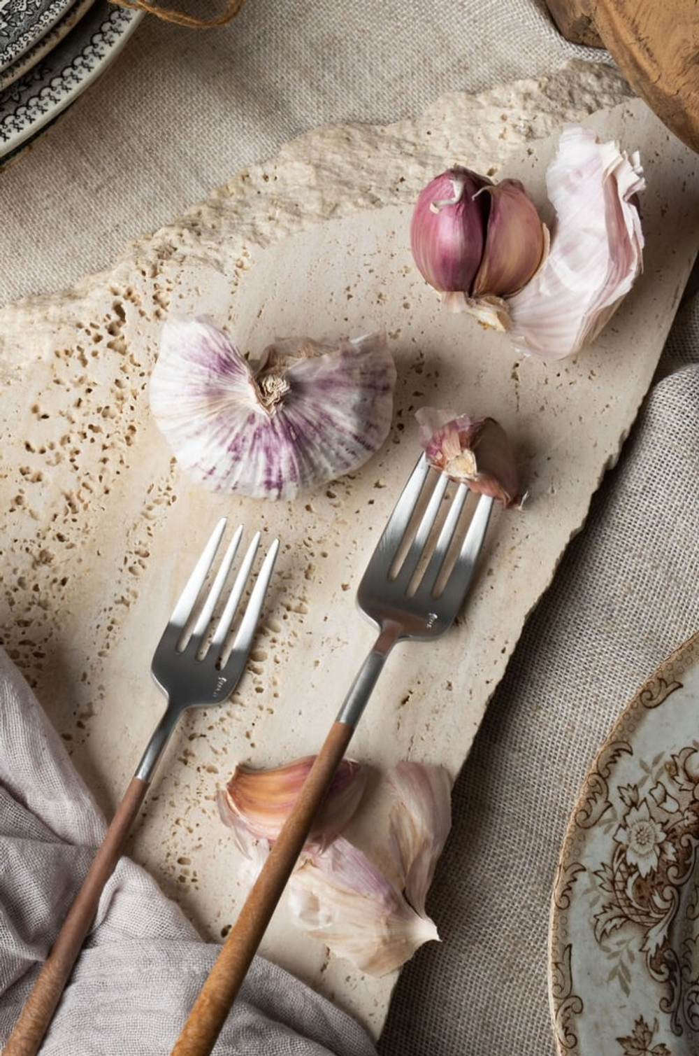 Набор столовых приборов на 6 персон 24 предмета Belo Inox Neo Wood