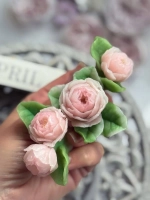 Силиконовая форма соцветие Роза Остин M