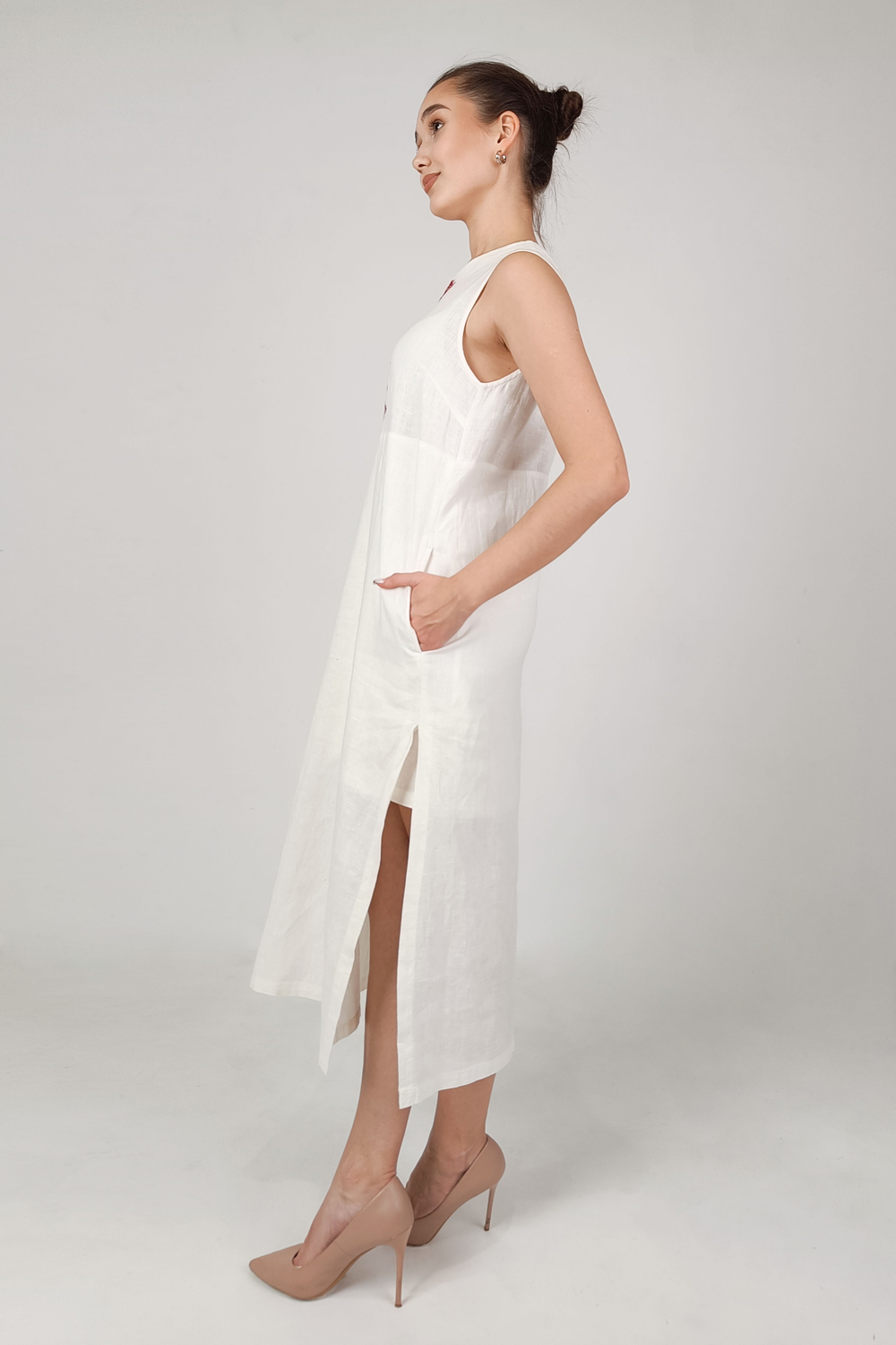 Платье с чувашской вышивкой