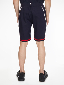 Мужские теннисные шорты Tommy Hilfiger Trim Short - небесный