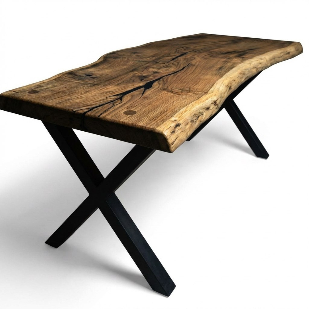 Письменный стол из слэба дуба SHAPE 200