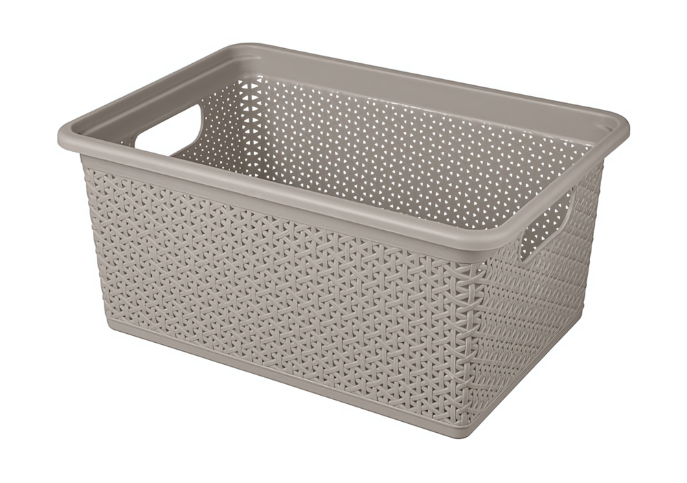 Корзина для хранения универсальная серый «Wenge» 15л, 39,8*27,3*17,2 см
