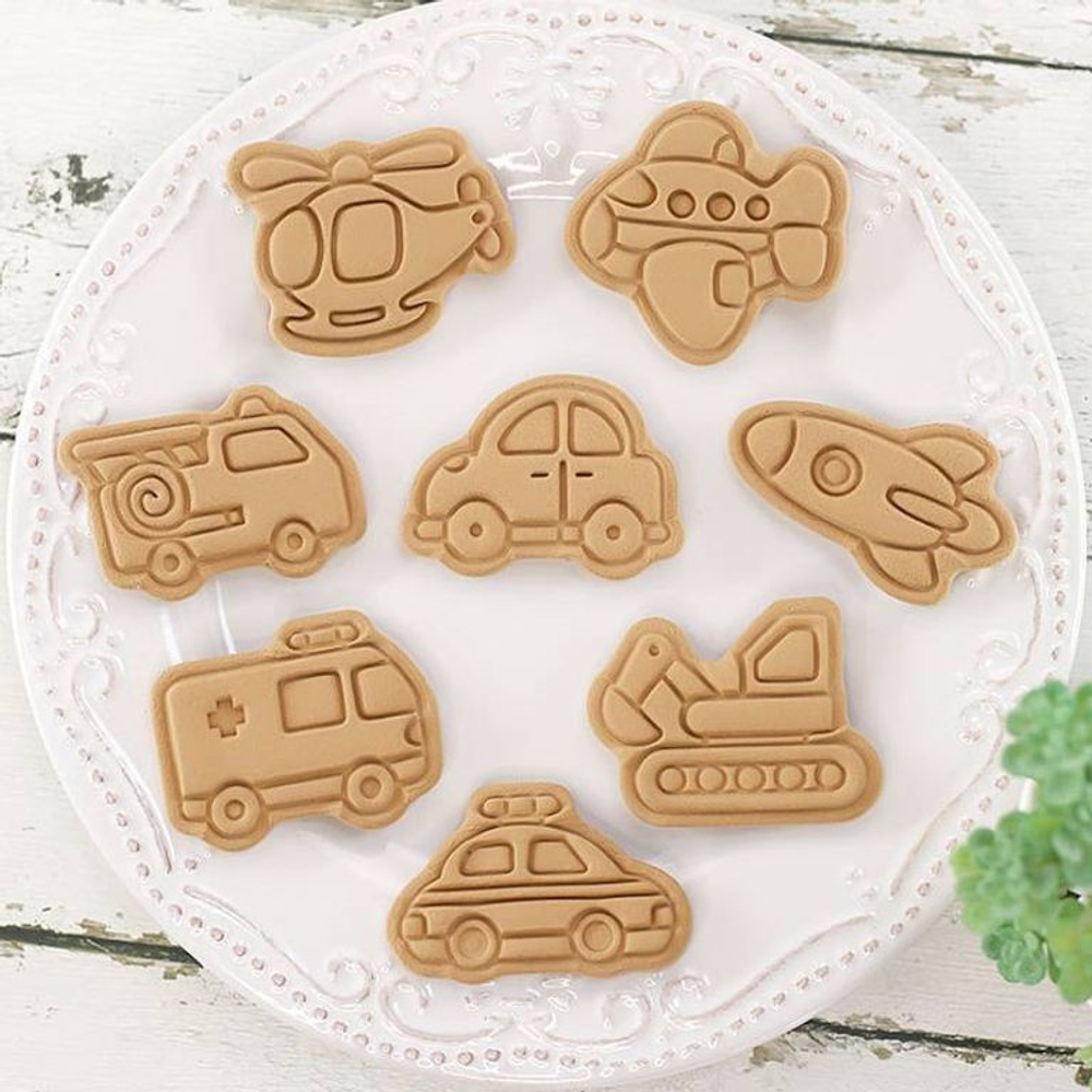 Набор вырубок «Транспорт» 8 шт