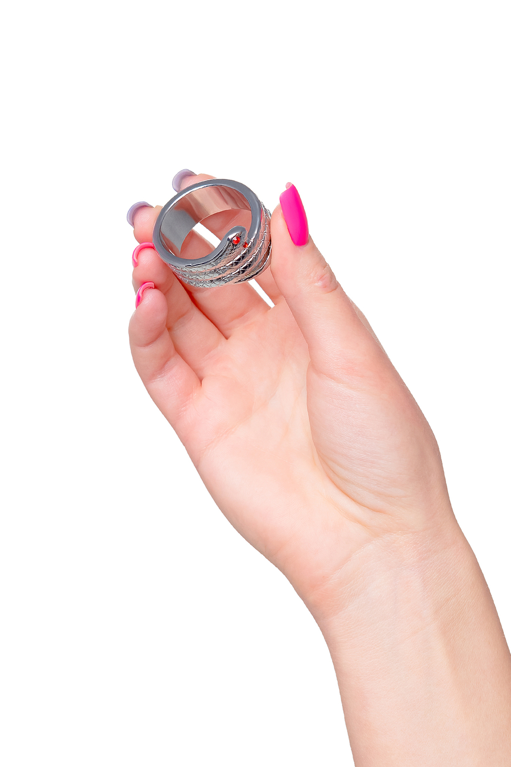 Кольцо под головку пениса Toyfa серебристое 3 см