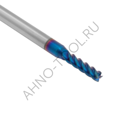 Фреза твердосплавная   4мм (L=75, l=15, хв=4) Z4 45° по закаленной стали BRHM-4EL-D4.0 HRC65 AHNO
