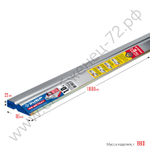ЗУБР БИ-Металл 1 м, Правило (1072-1.0)