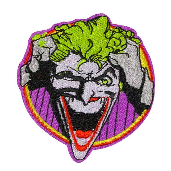 Нашивка термоаппликация на одежду и на рюкзак.  Jocker. Джокер
