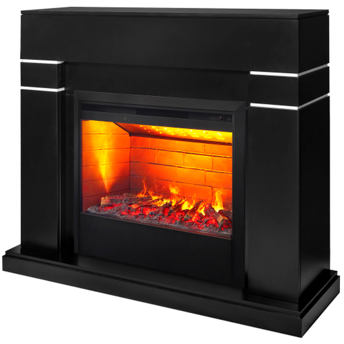 Каминокомплект Real Flame Lindelse 26 BLM с очагом 3D Helios 26