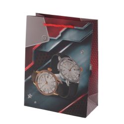 GAEM Пакет подарочный S (бумага 210г/м2, блок микс 12шт), L18 W8,5 H24 см, 4в.