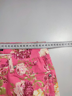 Брюки с цветочным принтом 44 размер