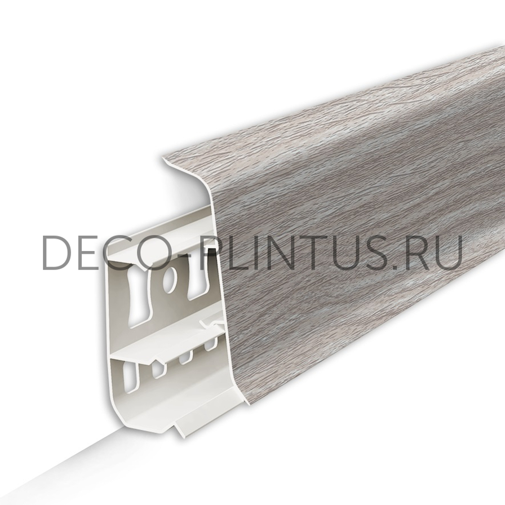 Плинтус Deconika 55 мм 294 Орех антик (55х21х2200 мм)