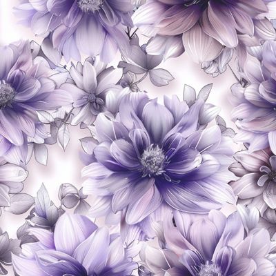 Фиолетовые пионы