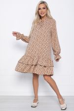 Платье Осенняя симфония (бежевое) П10936 LT Collection (Акция)
