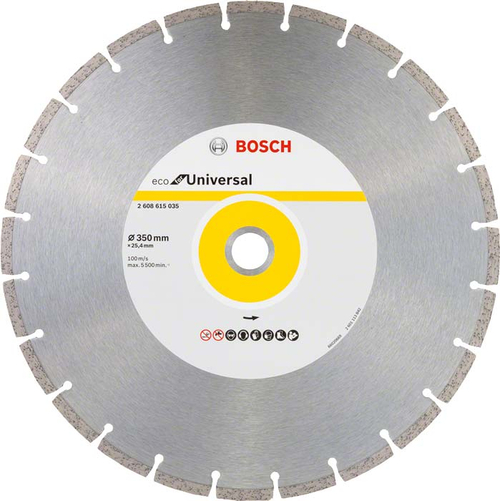 Алмазный отрезной круг 350х25,4 мм ECO for Universal 2608615035