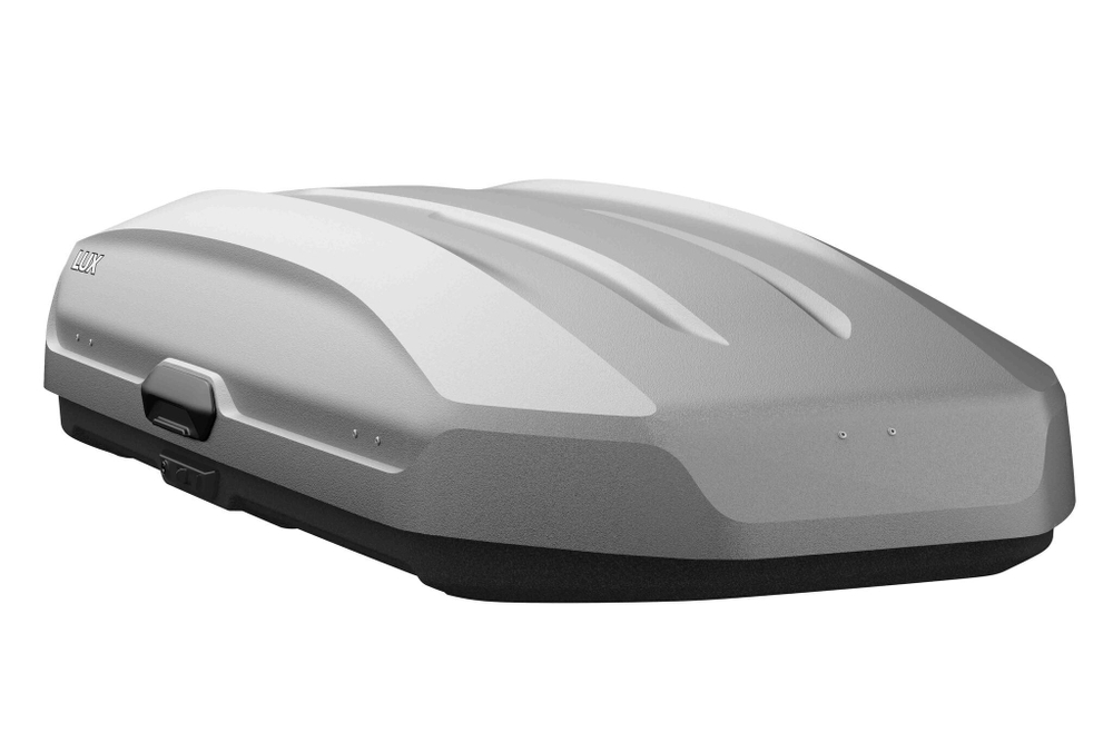 Автобокс на крышу LUX TAVR 197 (520 литров) серый глянцевый