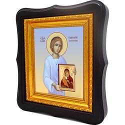 Тимофей Вороничский (Псковский) блаженный. Икона на холсте.