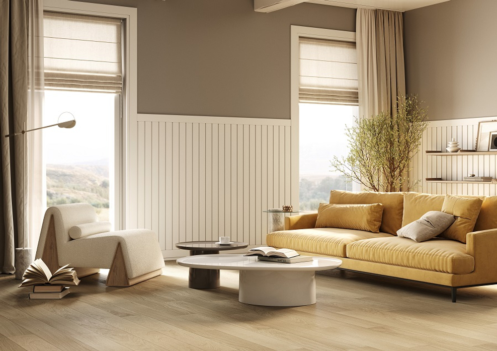 Кварцевый паркет Quartz Parquet Классик Дуб Хельсинки 1258-58 7/1,2 мм