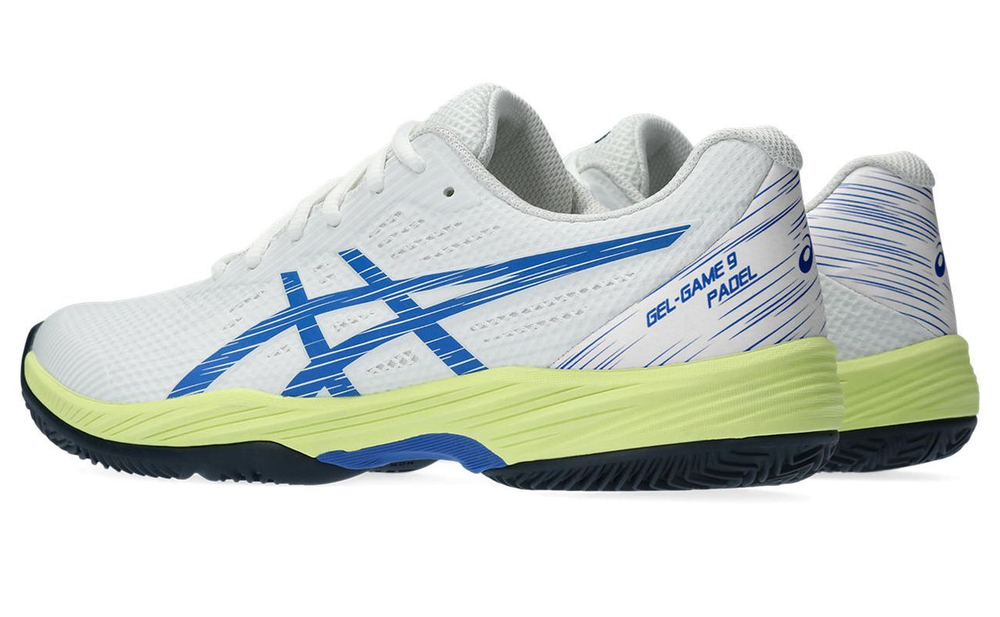 Мужские кроссовки для Падел Asics Gel-Game 9 Padel - white/illusion blue