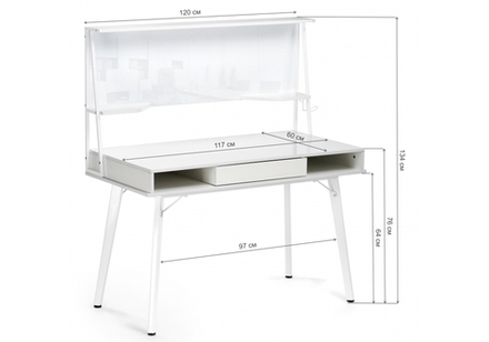 Офисная мебель Woodville Ivor white