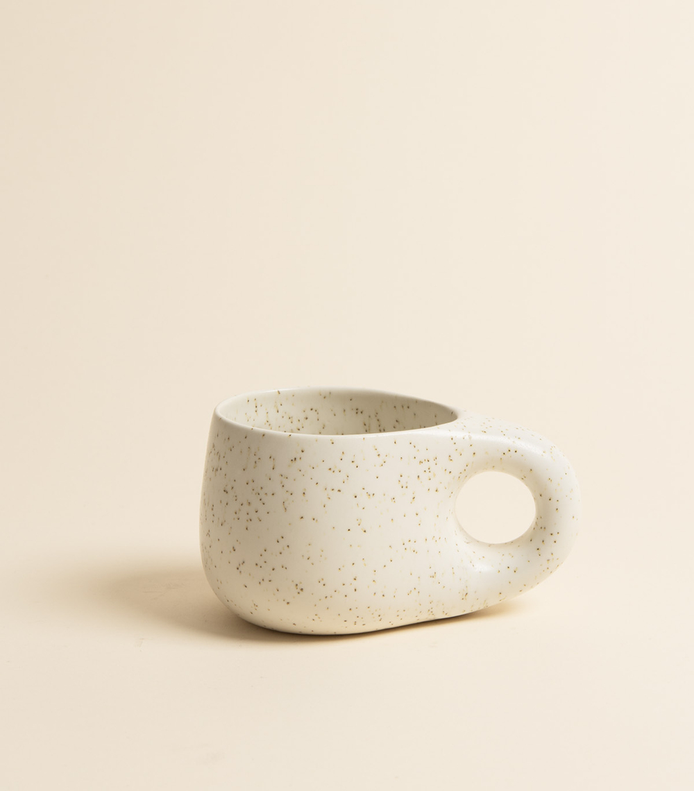 Кружка – Коричнево–белая в крапинку | Wild Muse