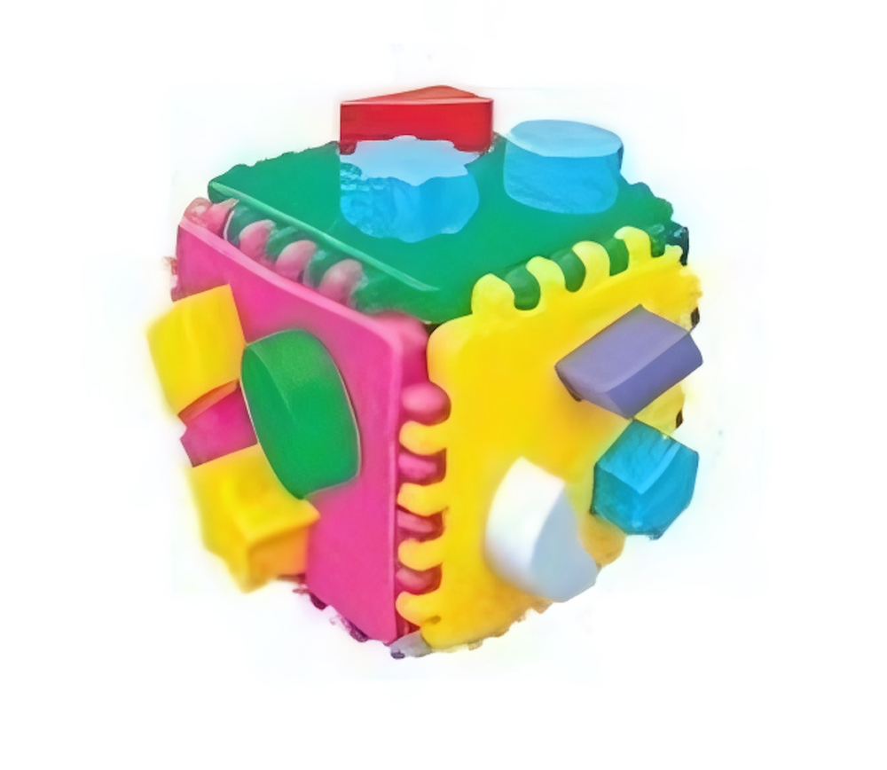 Логический куб "Подарочный" 12х12х14см. (Стеллар)