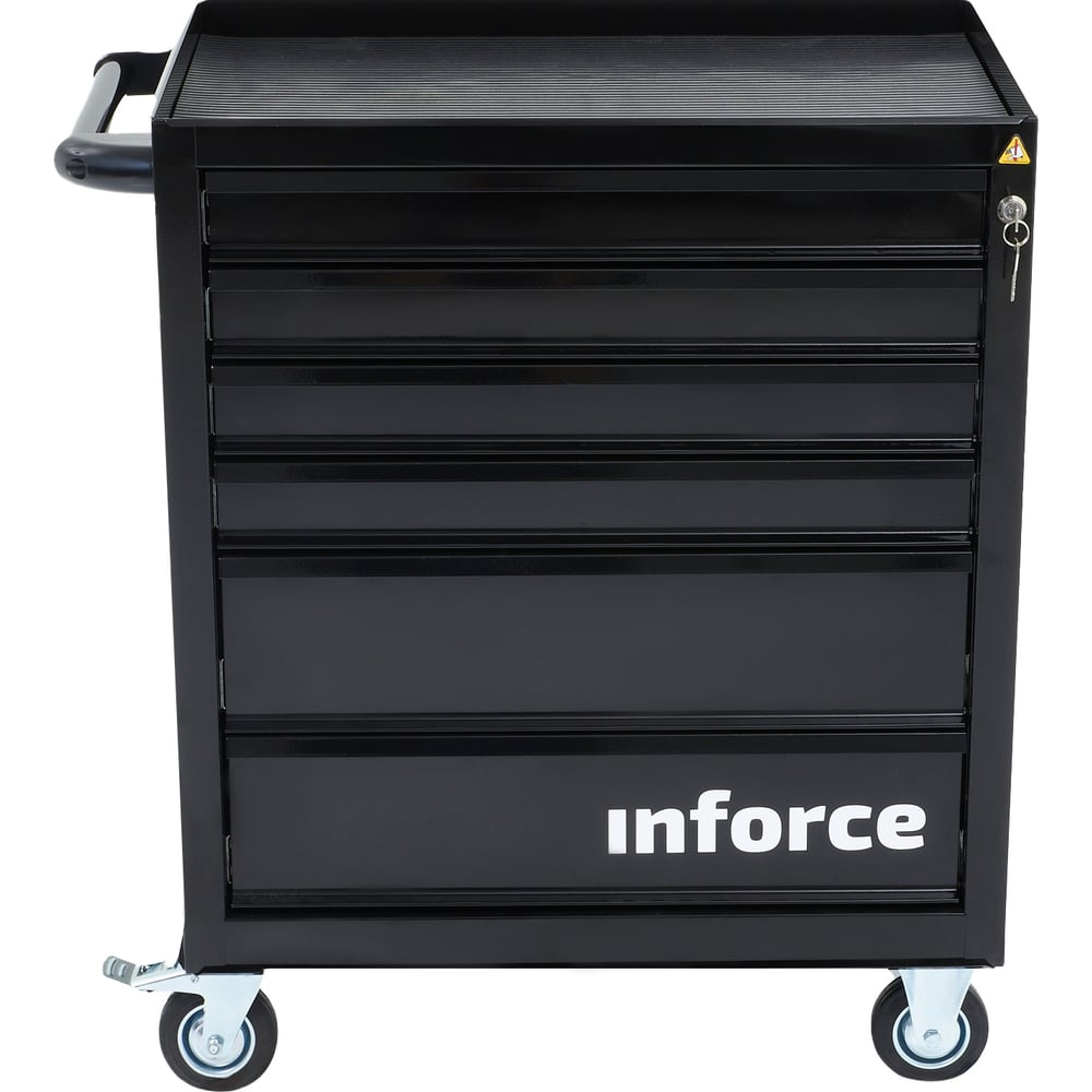 Инструментальная тележка, 6 ящиков, габариты без упаковки 745х465х825мм Inforce 06-01-15