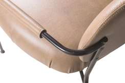 Лаунж-кресло Ego, бежевая экокожа