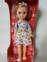 Кукла Весна "Мила 11" закрывает глаза, высота 35 см, с аксессуарами, пластик, текстиль, арт. В3013