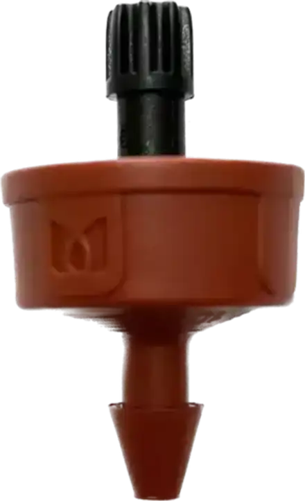 Капельница компенсированная компактная, 4 л/час @0,5-4Бар, черный