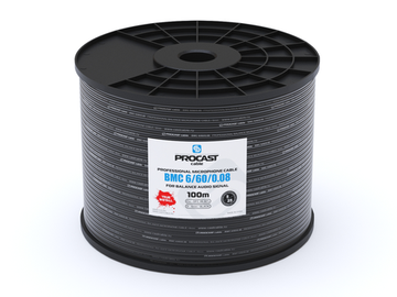 PROCAST cable BMC 6/60/0,08 - профессиональный балансный микрофонный (сигнальный) кабель
