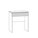 Амели Стол туалетный 12.48