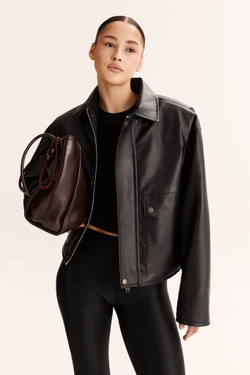 Leather Jacket ( short )
