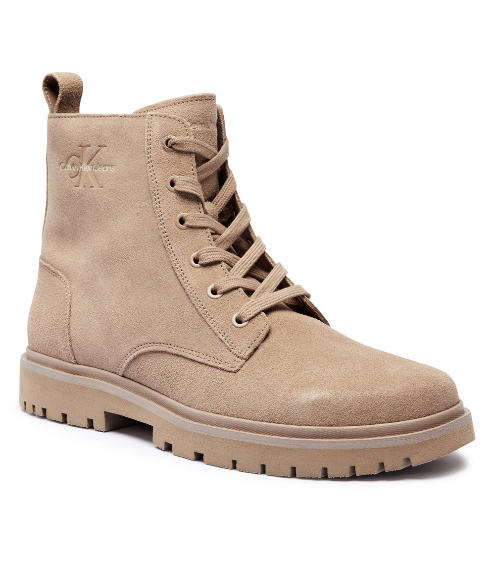 Кожаные трапперы CALVIN KLEIN JEANS - бежевый(YM0YM01070)