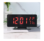 Часы зеркальные VST-888Y-1 красное свечение