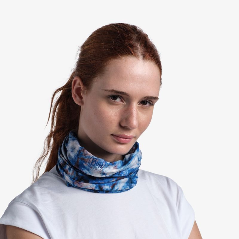 Бандана-труба Buff CoolNet UV+ Telblur Blue Фото 3