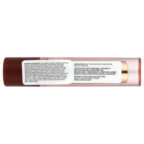 L.A. Girl, прозрачный оттеночный бальзам для губ, GLC602, нюдовый, 2 г (0,07 унции)
