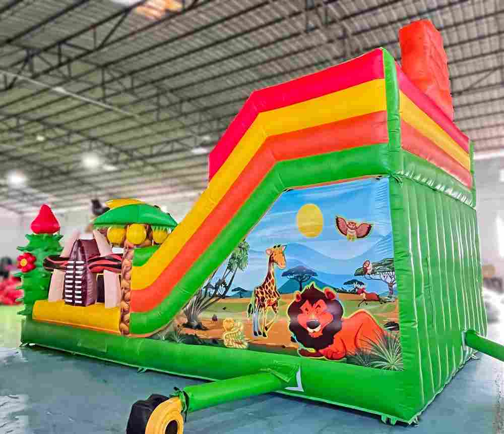 Коммерческий надувной батут «Сафари Ультра 2», 8*5*5 м.